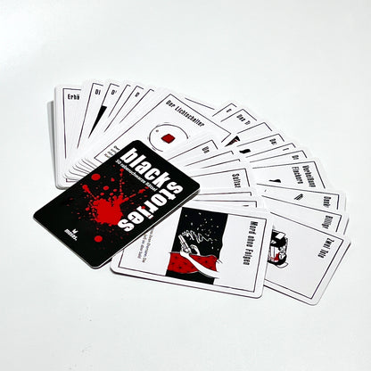 Inhalt des Kartenspiels Black Stories