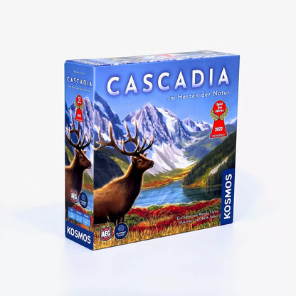 Spiel des Jahres 2022- Cascadia im Herzen der Natur Legespiel